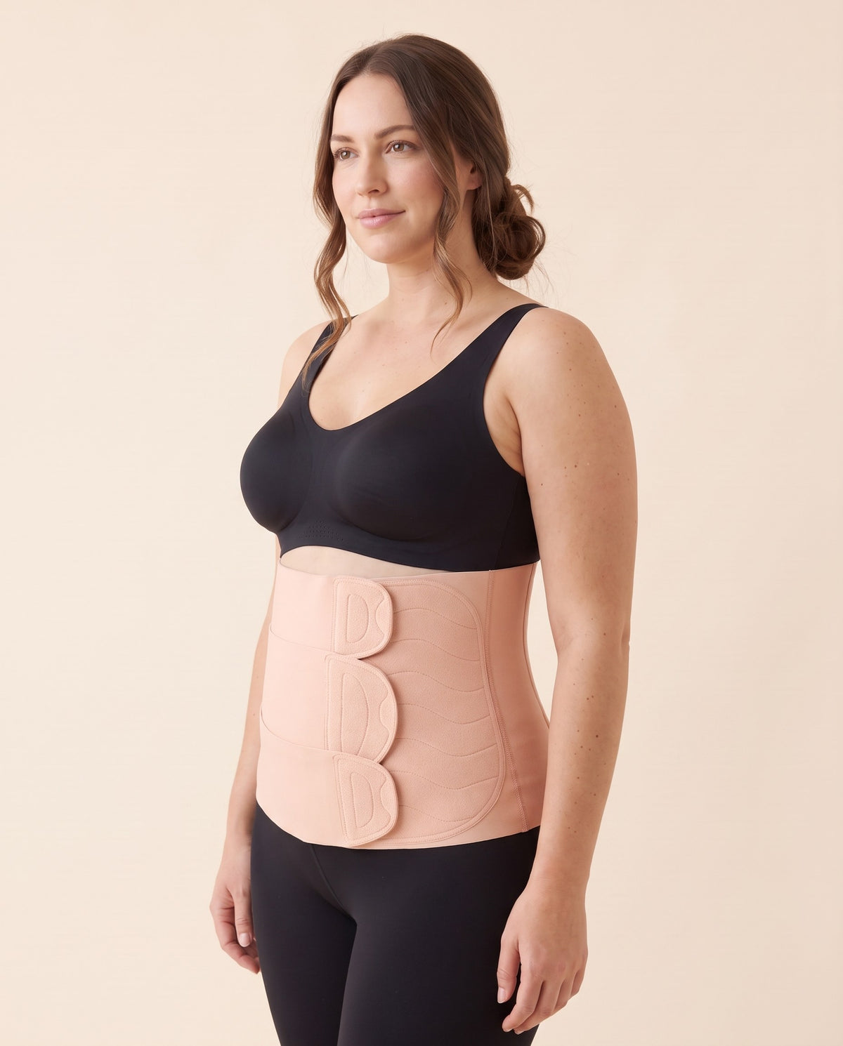 Ceinture post-partum ajustable à 3 rabats