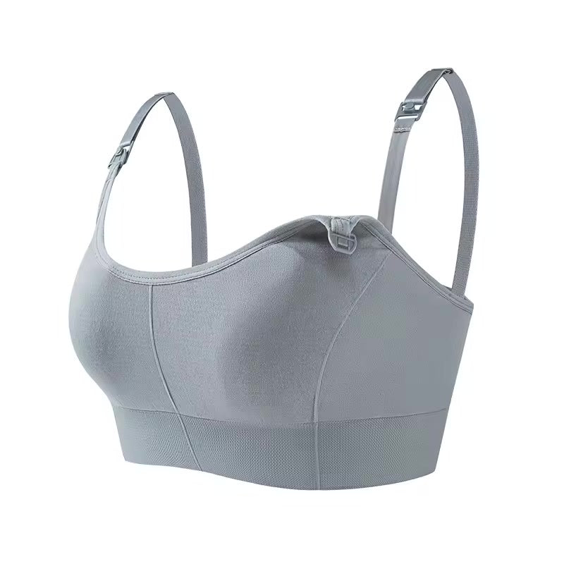 Brassière d'allaitement sans armatures - Gris